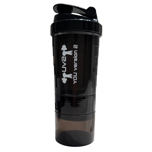 Shaker 500ml med oppbevaring